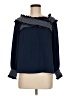 Vince Camuto Blue Long Sleeve Blouse Size M - photo 1