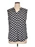 Cato Chevron-herringbone Black Sleeveless Blouse Size XL - photo 1