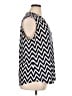 Cato Chevron-herringbone Black Sleeveless Blouse Size XL - photo 4