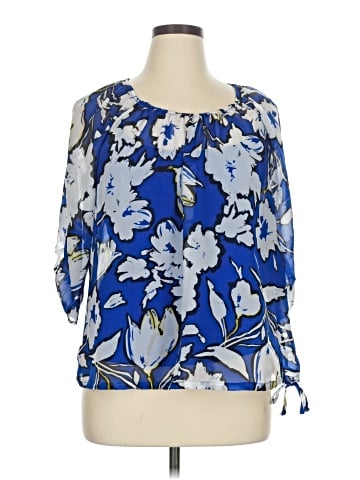 Daisy Fuentes 3/4 Sleeve Blouse (view 1)