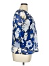 Daisy Fuentes 100% Polyester Blue 3/4 Sleeve Blouse Size XL (petite) - photo 4
