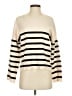 For The Republic Stripes Ivory Turtleneck Sweater Size XS - photo 1