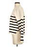 For The Republic Stripes Ivory Turtleneck Sweater Size XS - photo 5