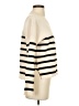 For The Republic Stripes Ivory Turtleneck Sweater Size XS - photo 4