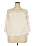 Maurices 100% Rayon Ivory 3/4 Sleeve Blouse Size XXL - photo 1