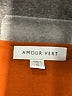 Amour Vert Orange 3/4 Sleeve Blouse Size M - photo 6