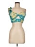 Assorted Brands 100% Polyester Teal Sleeveless Top Size M - photo 1