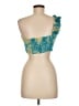 Assorted Brands 100% Polyester Teal Sleeveless Top Size M - photo 2