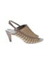 Lien.Do Stripes Tan Sandals Size 8 - photo 1