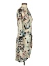 Michelle Mason Print Tan Casual Dress Size 4 - photo 4