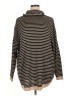 Unbranded 100% Polyester Stripes Black Turtleneck Sweater Size XL - photo 1