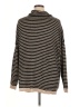 Unbranded 100% Polyester Stripes Black Turtleneck Sweater Size XL - photo 2
