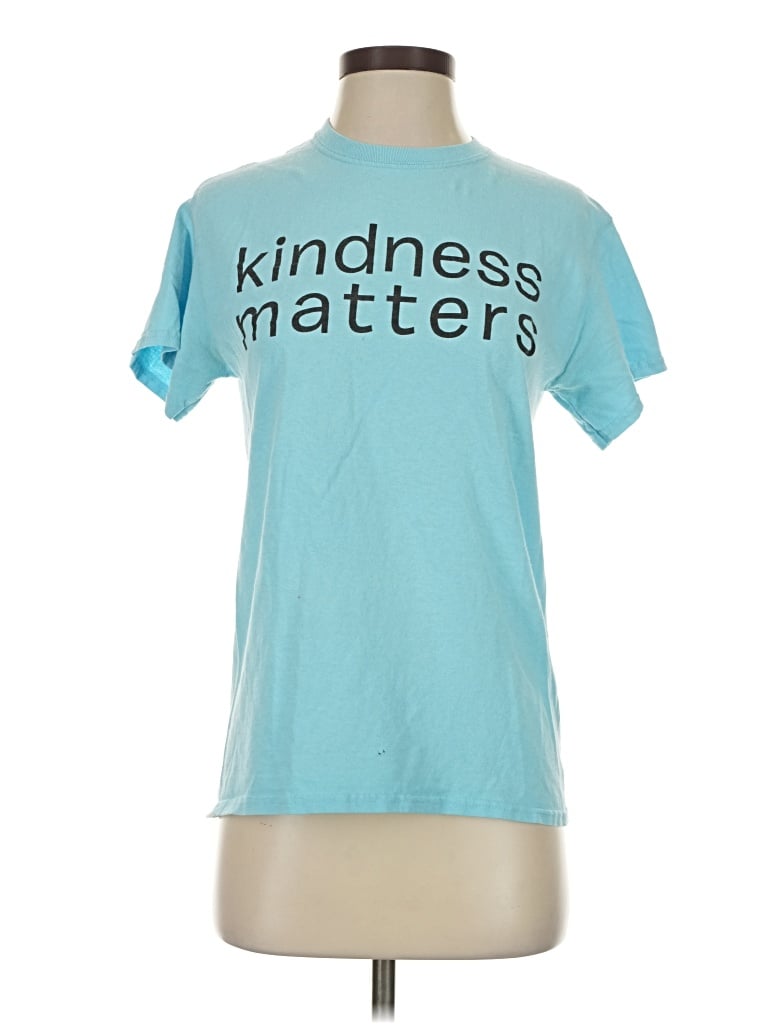 Pre-owned Gildan Short Sleeve T-shirt In Blue