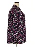 Relativity 100% Polyester Chevron-herringbone Purple Long Sleeve Blouse Size 2X - photo 4
