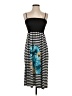 Cristinalove Graphic Black Casual Dress Size S - photo 1
