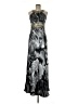 Deb 100% Polyester Graphic Gray Cocktail Dress Size 7 - 8 - photo 1