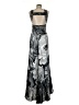 Deb 100% Polyester Graphic Gray Cocktail Dress Size 7 - 8 - photo 2