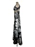 Deb 100% Polyester Graphic Gray Cocktail Dress Size 7 - 8 - photo 5