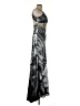 Deb 100% Polyester Graphic Gray Cocktail Dress Size 7 - 8 - photo 4