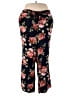 New Look 100% Viscose Floral Black Casual Pants Size 2X - photo 1
