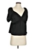 And Now This 100% Polyester Black Short Sleeve Blouse Size S - photo 1