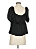 And Now This 100% Polyester Black Short Sleeve Blouse Size S - photo 2