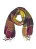 Unbranded 100% Acrylic Plaid Burgundy Yellow Scarf One size - photo 1