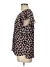 Elle Black Short Sleeve Blouse Size L - photo 5