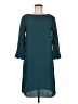 H&M 100% Polyester Solid Teal Casual Dress Size 6 - photo 1