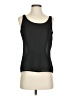 Liz Claiborne Collection 100% Polyester Black Sleeveless Blouse Size 4 - photo 1