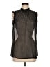 Who What Wear 100% Polyester Polka Dots Black Sleeveless Blouse Size M - photo 1