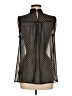 Who What Wear 100% Polyester Polka Dots Black Sleeveless Blouse Size M - photo 2