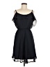 Nouvelle 100% Polyester Solid Black Cocktail Dress Size M - photo 1
