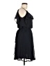 Nouvelle 100% Polyester Solid Black Cocktail Dress Size M - photo 4