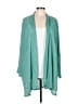 QVC 100% Polyester Teal Kimono Size L (estimated) - photo 1