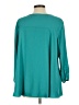 Style&Co 100% Polyester Teal 3/4 Sleeve Blouse Size L - photo 2