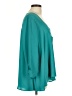 Style&Co 100% Polyester Teal 3/4 Sleeve Blouse Size L - photo 4