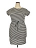 Unbranded Stripes Black Casual Dress Size 2X - photo 1