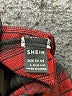 Shein Plaid Red Casual Dress Size L - photo 7