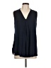Seesoo Blue Sleeveless Blouse Size XL - photo 1