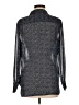Violet & Claire Metallic Silver Long Sleeve Blouse Size M - photo 2