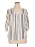 Assorted Brands Ivory 3/4 Sleeve Blouse Size XL - photo 1