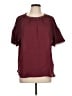 OPT 100% Polyester Burgundy Short Sleeve Blouse Size 3X - photo 1
