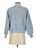 Ann Taylor LOFT Tweed Blue Sweatshirt Size XS - photo 2