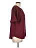 OPT 100% Polyester Burgundy Short Sleeve Blouse Size 3X - photo 4