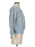 Ann Taylor LOFT Tweed Blue Sweatshirt Size XS - photo 4