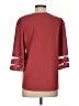Unbranded Burgundy 3/4 Sleeve Top Size S - photo 2