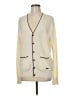 Burberry Ivory Wool Cardigan Size M - photo 1