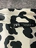 Zara Animal Print Ivory Long Sleeve Blouse Size XS - photo 7