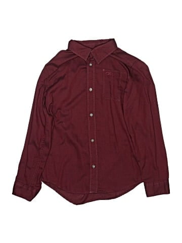 CALVIN KLEIN JEANS Long Sleeve Button-Down Shirt (view 1)